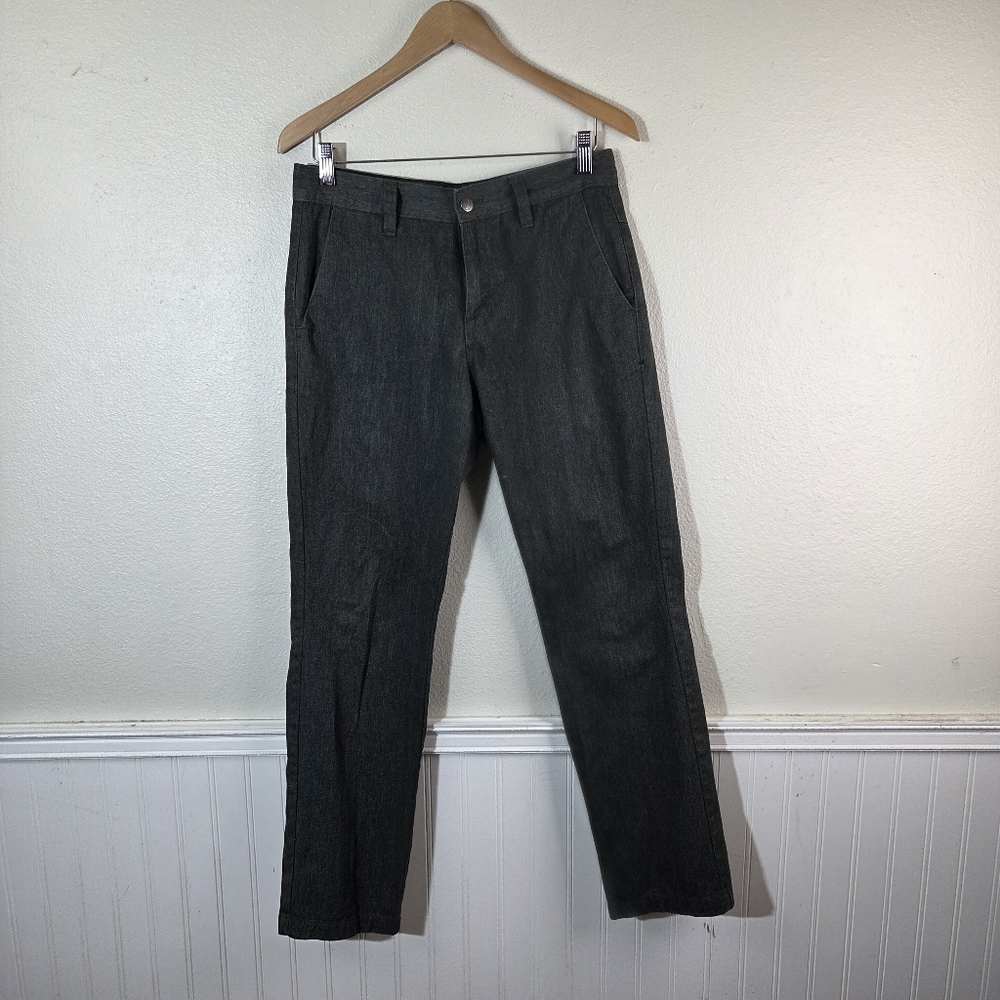 Volcom Pants Mens 30x30 Gray Casual Chino Skate Straight Fit